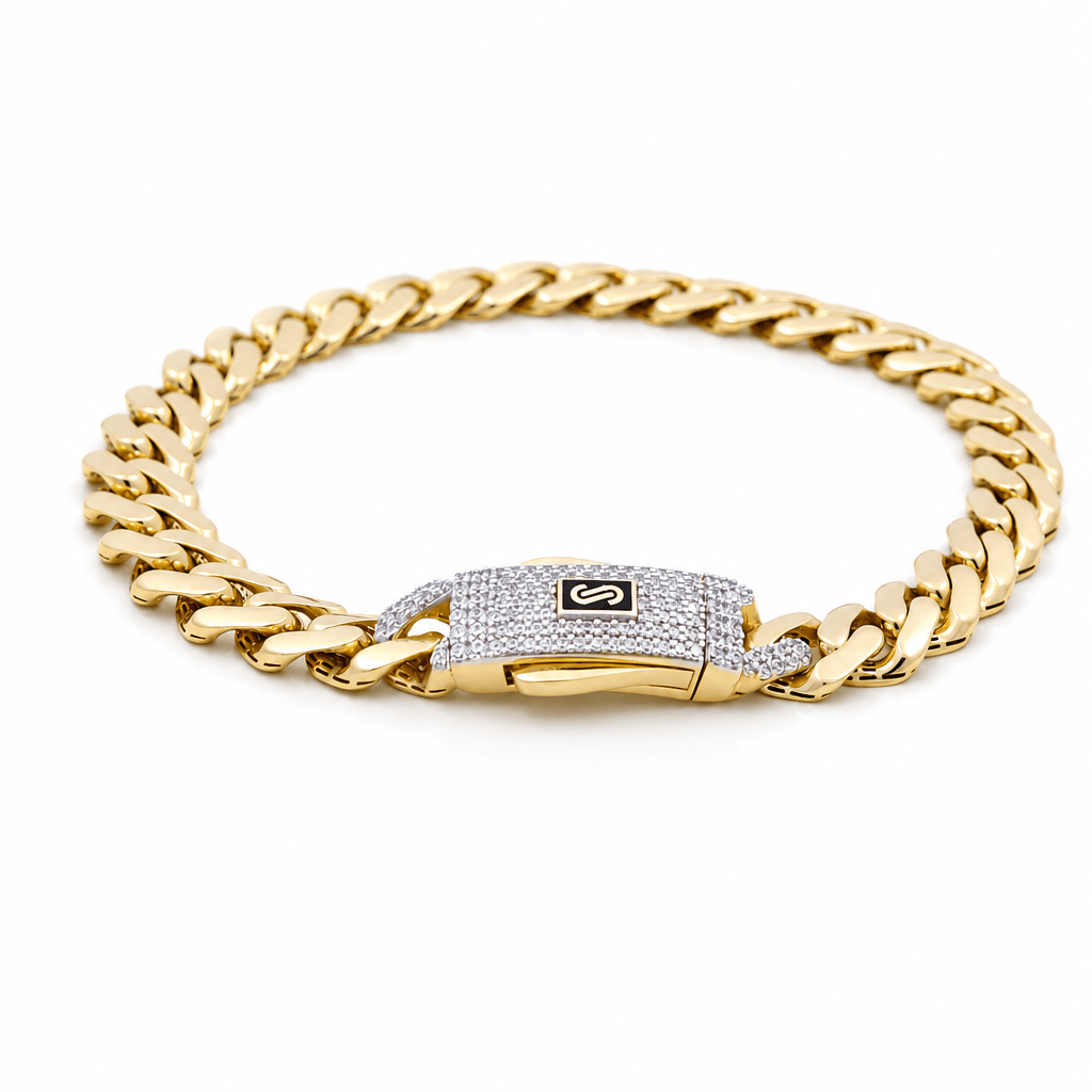 14K Yellow Gold Monaco Bracelet - Miral Jewelry