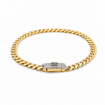 14K Yellow Gold Monaco Bracelet - Miral Jewelry