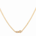14K Yellow Gold Monaco Chain 16" - Miral Jewelry