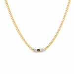 14K Yellow Gold Monaco Chain 16" - Miral Jewelry