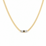 14K Yellow Gold Monaco Chain 16" - Miral Jewelry