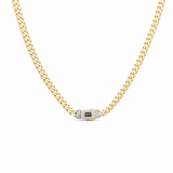 14K Yellow Gold Monaco Chain 18" - Miral Jewelry