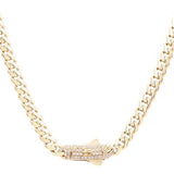 14K Yellow Gold Monaco Chain 20" - Miral Jewelry
