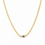 14K Yellow Gold Monaco Chain 20" - Miral Jewelry