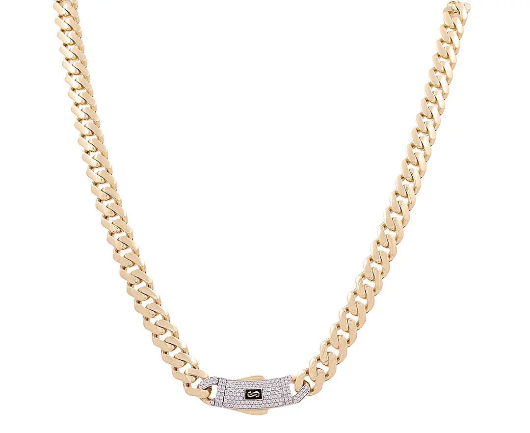14K Yellow Gold Monaco Chain 20" - Miral Jewelry