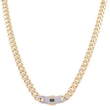 14K Yellow Gold Monaco Chain 20" - Miral Jewelry