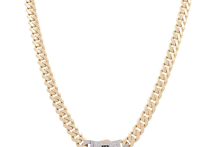 14K Yellow Gold Monaco Chain 20" - Miral Jewelry
