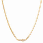 14K Yellow Gold Monaco Chain 20" - Miral Jewelry