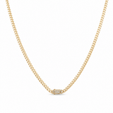 14K Yellow Gold Monaco Chain 20" - Miral Jewelry