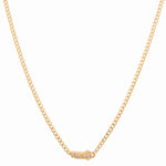 14K Yellow Gold Monaco Chain 20" - Miral Jewelry