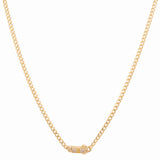 14K Yellow Gold Monaco Chain 20" - Miral Jewelry