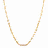 14K Yellow Gold Monaco Chain 22 - Miral Jewelry