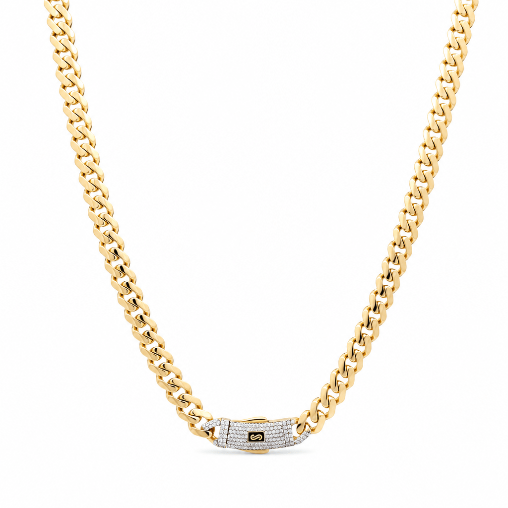 14K Yellow Gold Monaco Chain 24" - Miral Jewelry