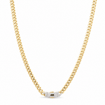 14K Yellow Gold Monaco Chain 24" - Miral Jewelry