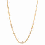 14K Yellow Gold Monaco Chain 24" - Miral Jewelry