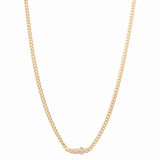 14K Yellow Gold Monaco Chain 24" - Miral Jewelry
