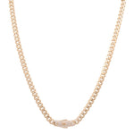 14K Yellow Gold Monaco Men's Chain 22" - Miral Jewelry