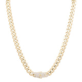 14K Yellow Gold Monaco Men's Chain 24" - Miral Jewelry