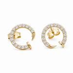 14K Yellow Gold Nail Earrings - Miral Jewelry