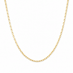 14K Yellow Gold Open Link Chain 22" - Miral Jewelry
