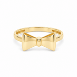 14K Yellow Gold Bow Ring