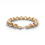 14K Yellow Gold Rolo Bracelet - Miral Jewelry