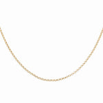 14k Yellow Gold Rolo Chain - Miral Jewelry