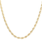 14K Yellow Gold Rope Chain 20" - Miral Jewelry