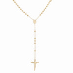 14k Yellow Gold Rosary Necklace - Miral Jewelry
