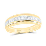 14k Yellow Gold Round 3 Pieces Set with 1.37tw Round Diamonds - Miral Jewelry