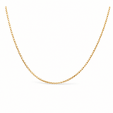 14K Yellow Gold Round Box 18" - Miral Jewelry