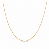 14K Yellow Gold Round Box 18" - Miral Jewelry