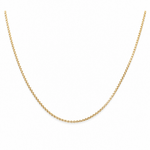 14K Yellow Gold Round Box 18" - Miral Jewelry