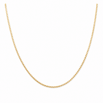 14K Yellow Gold Round Box 20" - Miral Jewelry