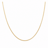 14K Yellow Gold Round Box 20" - Miral Jewelry