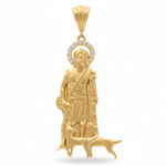 14K Yellow Gold San Lazaro Pendant - Miral Jewelry