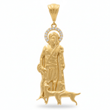 14K Yellow Gold San Lazaro Pendant - Miral Jewelry