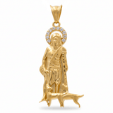 14K Yellow Gold San Lazaro Pendant - Miral Jewelry