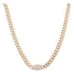 14k Yellow Gold Semisolid Cuban Link Chain - Miral Jewelry