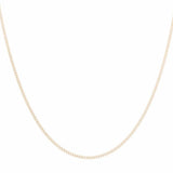 14K Yellow Gold Semisolid Cuban Link Chain - Miral Jewelry