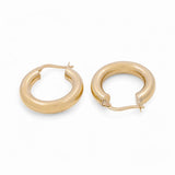 14K Yellow Gold Small Hoop Earrings - Miral Jewelry