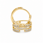 14K Yellow Gold Small Hoop Earrings - Miral Jewelry