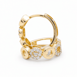 14K Yellow Gold Small Hoop Earrings - Miral Jewelry