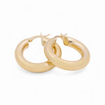 14K Yellow Gold Small Hoop Earrings - Miral Jewelry