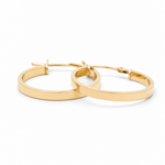 14K Yellow Gold SMALL Hoop Earrings - Miral Jewelry