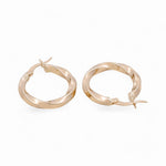 14K Yellow Gold Small Hoop Earrings - Miral Jewelry