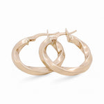 14K Yellow Gold Small Hoop Earrings - Miral Jewelry