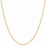 14K Yellow Gold Spiga Chain 22" - Miral Jewelry