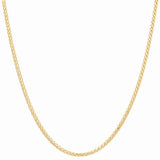 14K Yellow Gold Spiga Chain 22" - Miral Jewelry