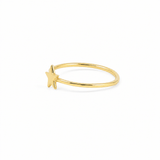 14K Yellow Gold Star Ring – view 2